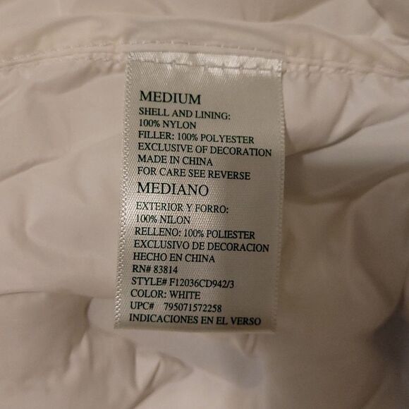 Tangerine quilted puffer vest - Picture 7 of 9